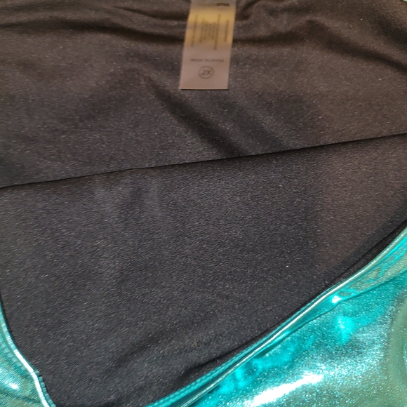 Fashion Nova Shimmering Teal Bikini Bottom - Picture 2 of 4